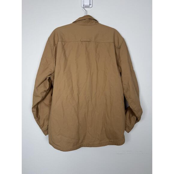 Vintage LL Bean Barn Jacket Mens XL Fleece Lined Canvas Coat Katahdin Iron Works - Picture 2 of 15